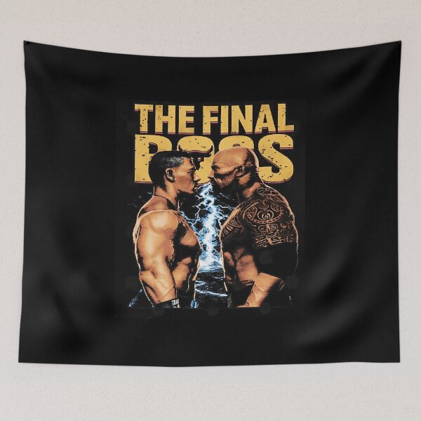 Item preview, John Cena Vs The Rock The Final Boss designed and sold by konosuba269.