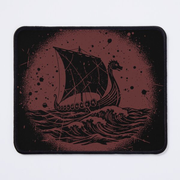 Item preview, Viking Longship Silhouette – Norse Warrior Ship Vintage Design designed and sold by Imaginationbeyond.