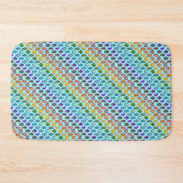 Item preview, A rainbow of fish - stardew valley designed and sold by Cthulhu loves crafts.