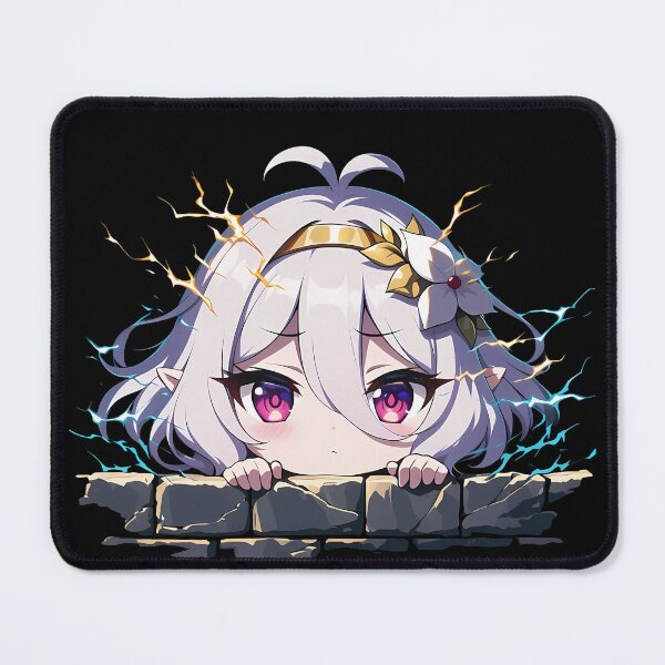 Item preview, Kokkoro Peeking Chibi Kawaii Princess Connect Game Anime Girl Design designed and sold by TorbenKuhano.