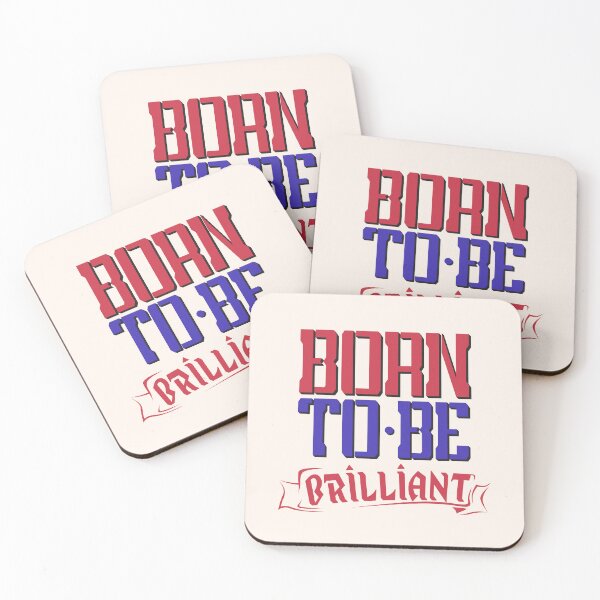 Item preview, Born To Be Brilliant | Self-Affirmation, High Potential & Inner Greatness Quote designed and sold by Maltachi Designs.