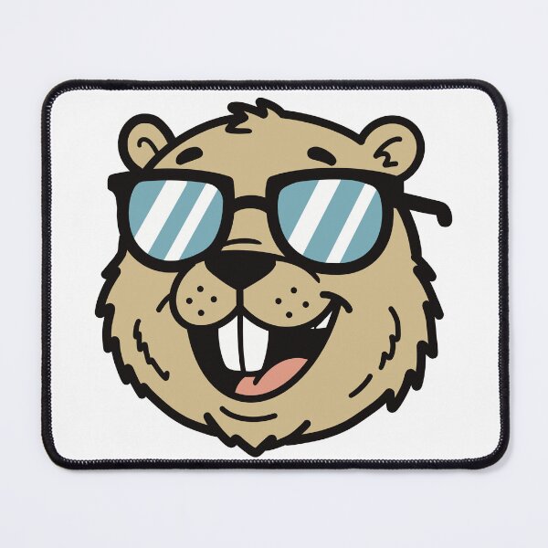 Item preview, Cool beaver with Sunglasses – Funny beaver Head Cartoon designed and sold by holywarter.