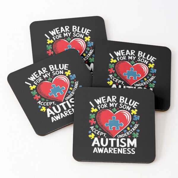 Item preview, Heart I Wear Blue For My Son Autism Awareness Month designed and sold by yvonnickStore.