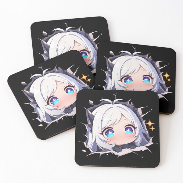 Item preview, Tsumugi Peeking Chibi Kawaii Princess Connect Game Anime Girl Design designed and sold by TorbenKuhano.