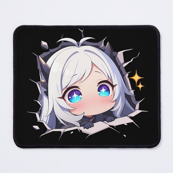 Item preview, Tsumugi Peeking Chibi Kawaii Princess Connect Game Anime Girl Design designed and sold by TorbenKuhano.