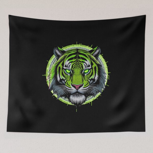 Item preview, Cyberpunk Tiger | Bassline Striker designed and sold by ColorSplash123.
