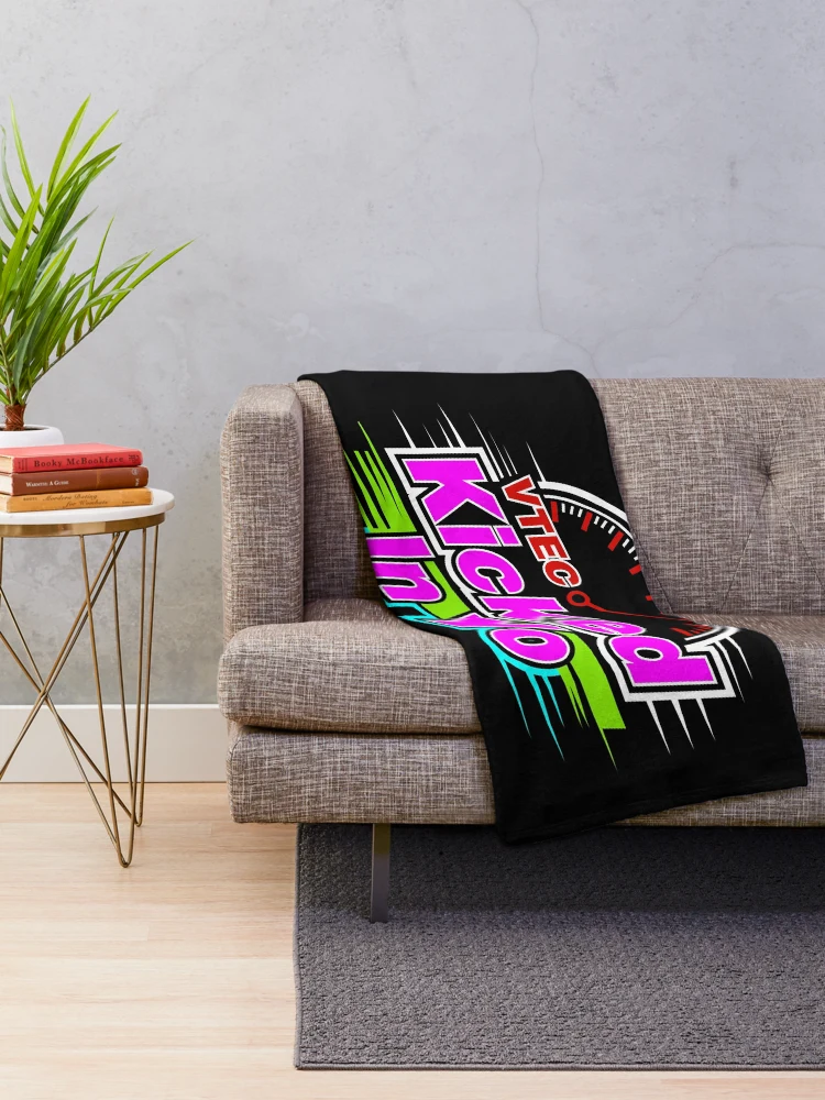 Thumbnail 2 of 6, Throw Blanket, Vtec Kicked In Yo - JDM Racing Performance Culture designed and sold by RAS-77.