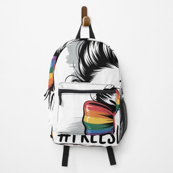 Item preview, Free Sister Hug Messy Bun Rainbow Lgbt Pride Month designed and sold by RayhendersonArt.