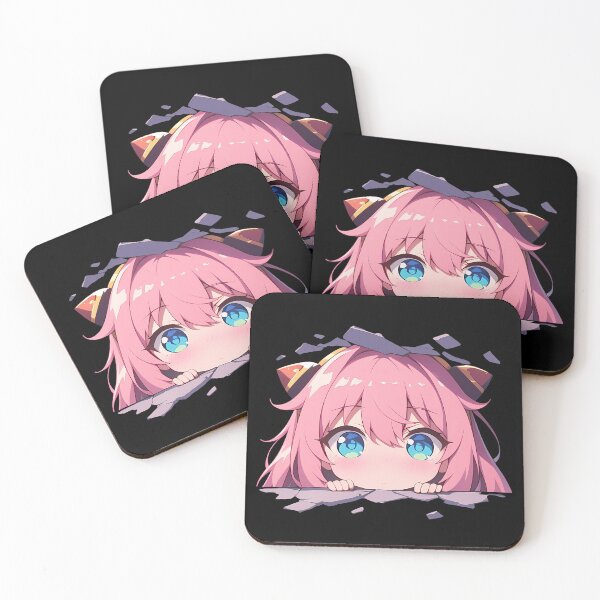 Item preview, Hatsune Peeking Cute Girl Princess Connect Game Anime designed and sold by TorbenKuhano.