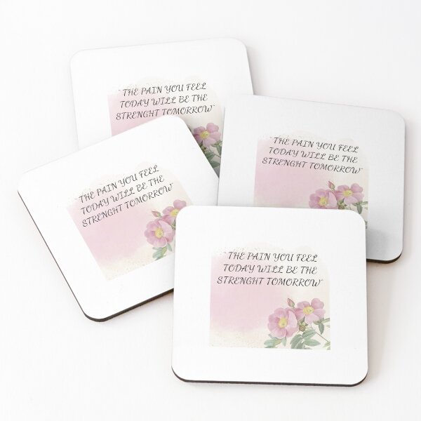Item preview, Pink Floral Motivational Quote designed and sold by StyleForge Apparel.