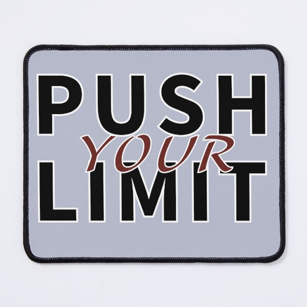 Item preview, Push Your Limit – Minimal Bold Typography designed and sold by THE RILONA.