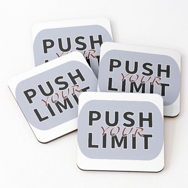 Item preview, Push Your Limit – Minimal Bold Typography designed and sold by THE RILONA.
