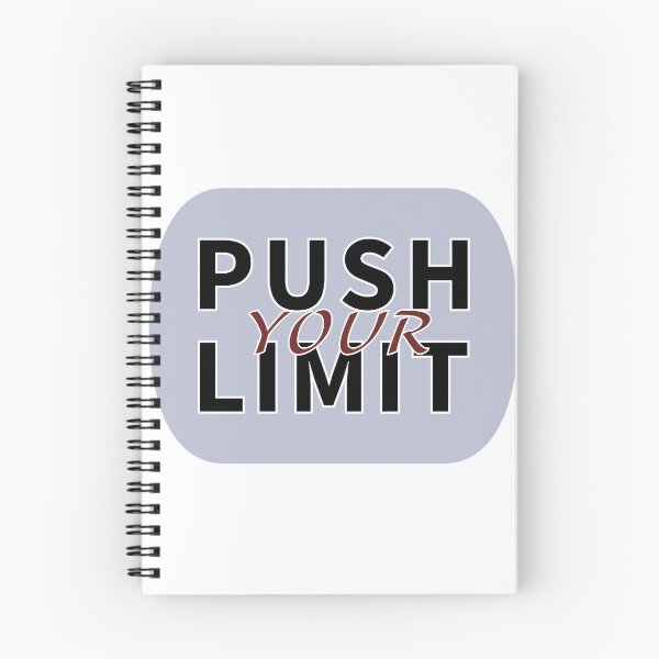 Item preview, Push Your Limit – Minimal Bold Typography designed and sold by THE RILONA.