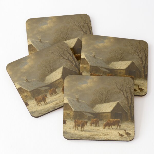 Item preview, Baroque winter idyll with animals designed and sold by Sigtrix.