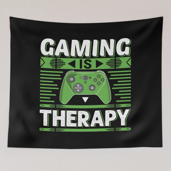 Item preview, Gaming Therapy Classic Retro Gamer Art designed and sold by eelurxdxzg25.