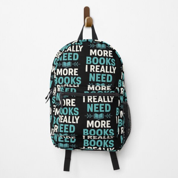 Item preview, I Really Need More Books Funny Reading Bookworm Quote designed and sold by EricaMaude1.
