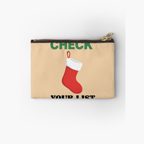 Item preview, Funny Check Your List Christmas Stocking Design designed and sold by graphicnew.