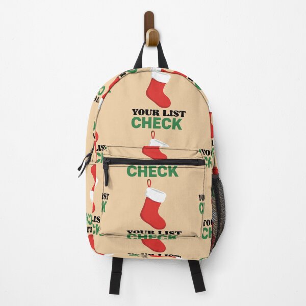 Item preview, Funny Check Your List Christmas Stocking Design designed and sold by graphicnew.