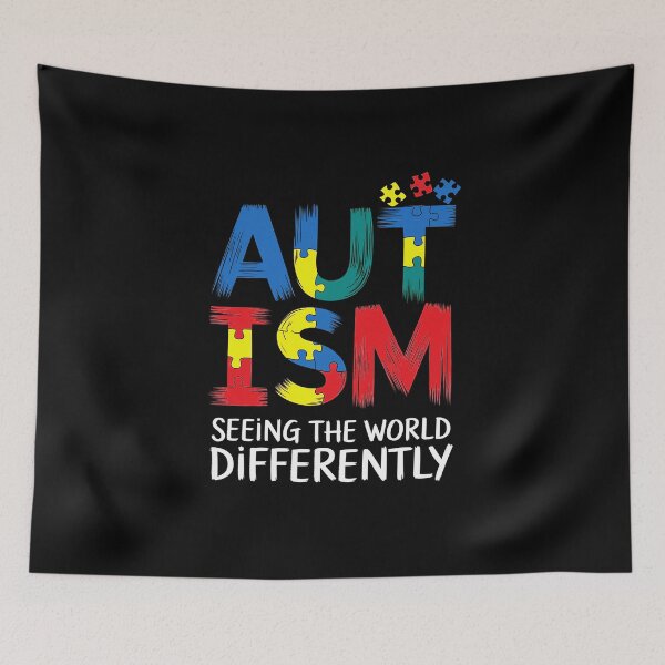 Item preview, Autism Awareness Month Support Seeing the World Differently designed and sold by TijanaARTSt88.