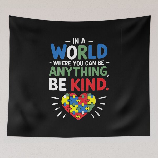 Item preview, Autism Awareness Be Kind Kindnes designed and sold by TeddyPaintsArt.