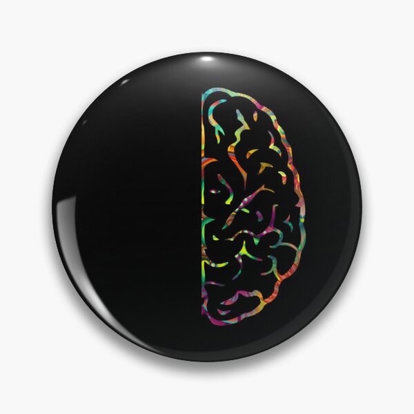 Item preview, Coding Brain In Black Psychedelic Colour designed and sold by eelurxdxzg25.