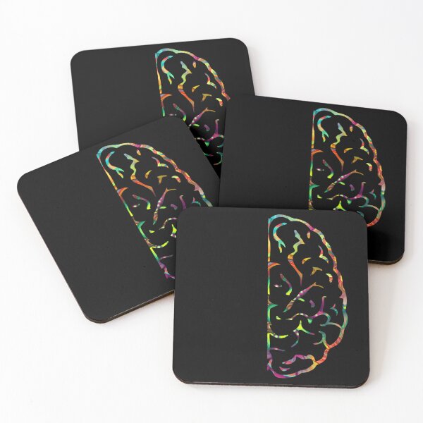 Item preview, Coding Brain In Black Psychedelic Colour designed and sold by eelurxdxzg25.