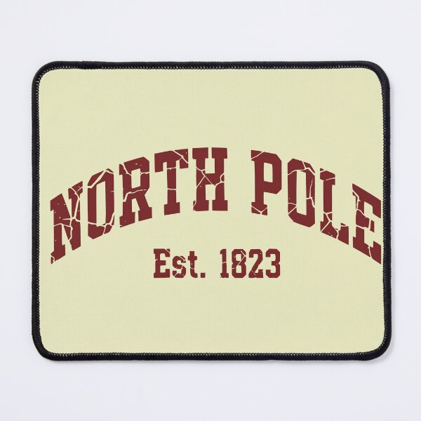 Item preview, North Pole Est. 1823 – Vintage Christmas Distressed Typography designed and sold by Imaginationbeyond.