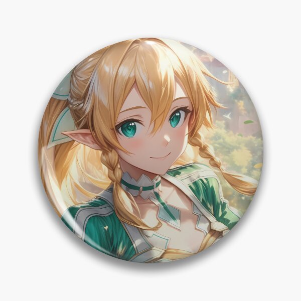 Artikelvorschau, Leafa, Sword Art Online Anime-Mädchen, grüne Elfe, Fantasy-Königreich entworfen und verkauft von TorbenKuhano.