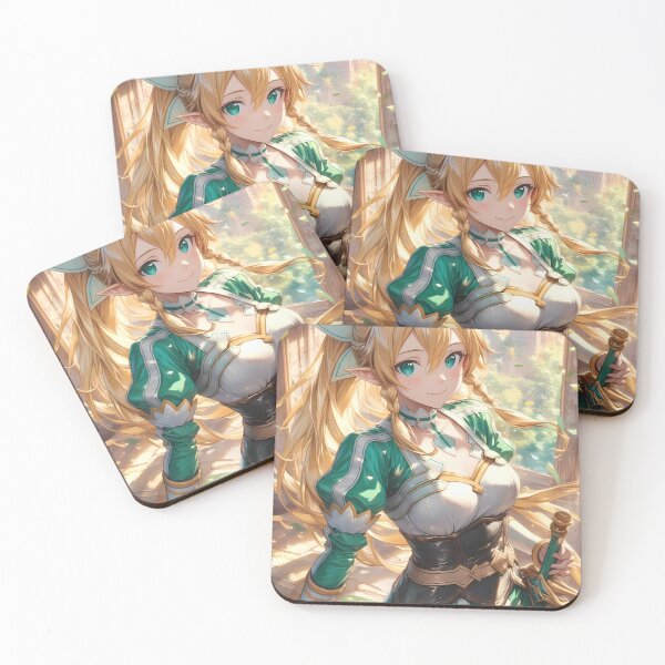 Item preview, Leafa Sword Art Online Anime Girl Green Elf Fantasy Kingdom designed and sold by TorbenKuhano.