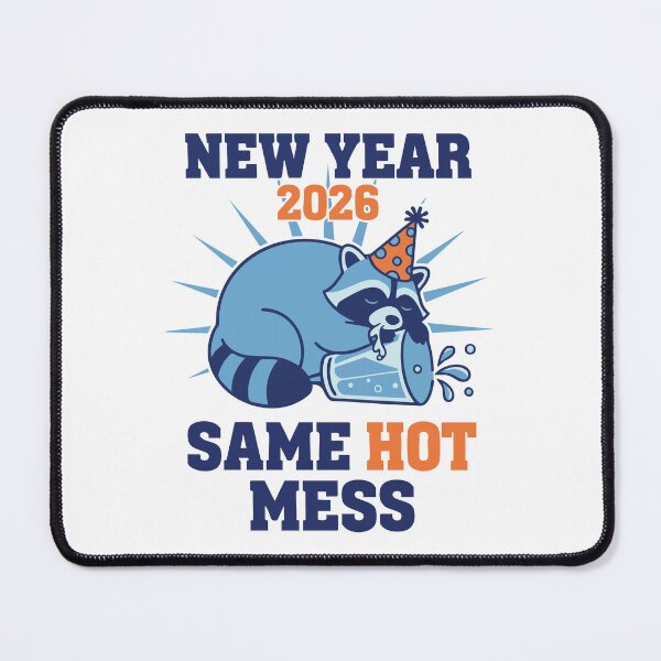 Item preview, New Year 2026 Same Hot Mess Party Vibes designed and sold by LuminOrb.