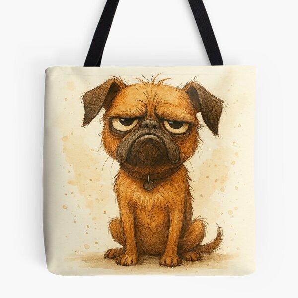 Item preview, Grumpy Brussels Griffon – Funny Moody Dog designed and sold by Darlin8888.