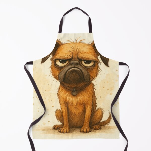 Item preview, Grumpy Brussels Griffon – Funny Moody Dog designed and sold by Darlin8888.