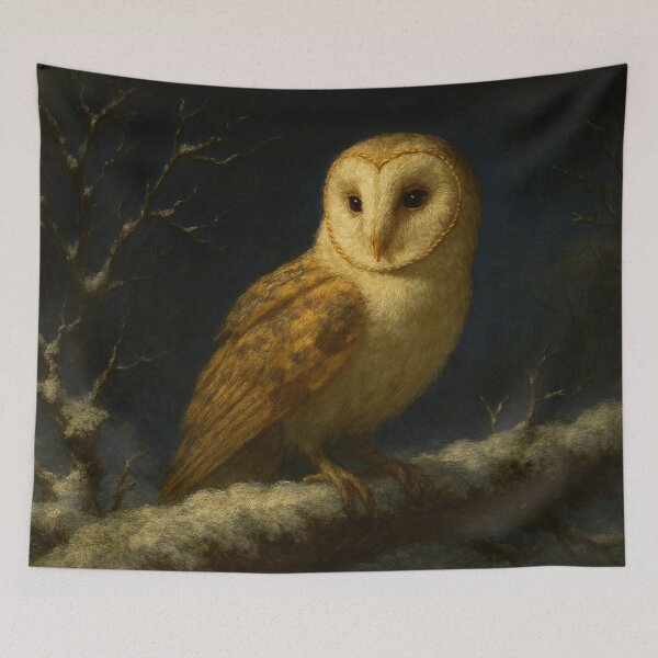 Item preview, Majestic owl in winter designed and sold by Sigtrix.