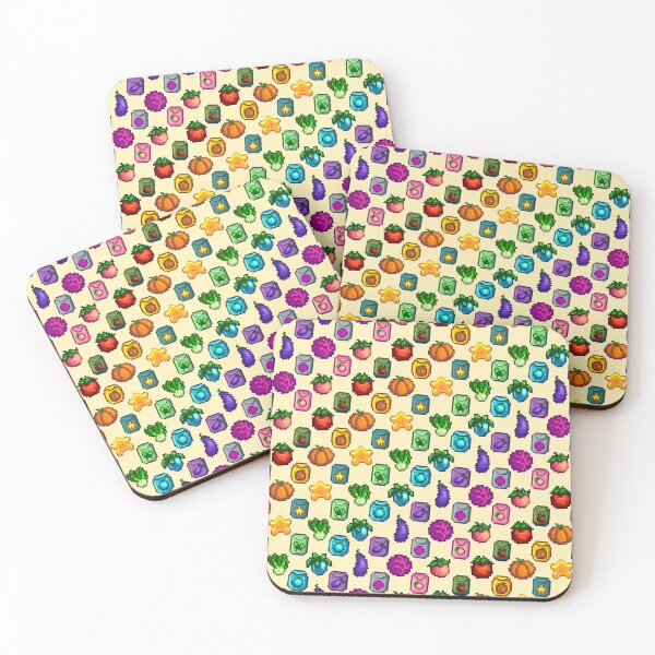 Item preview, A rainbow of seeds and harvestables - stardew valley designed and sold by Cthulhu loves crafts.