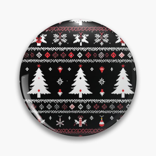 Item preview, Classic Christmas Sweater Pattern With Reindeer, Trees, and Snowflakes designed and sold by PixelVibe782.