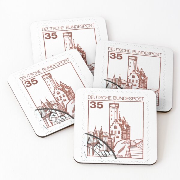 Item preview, Vintage Deutsche Brown Tower Postage Stamp designed and sold by red-amber65.