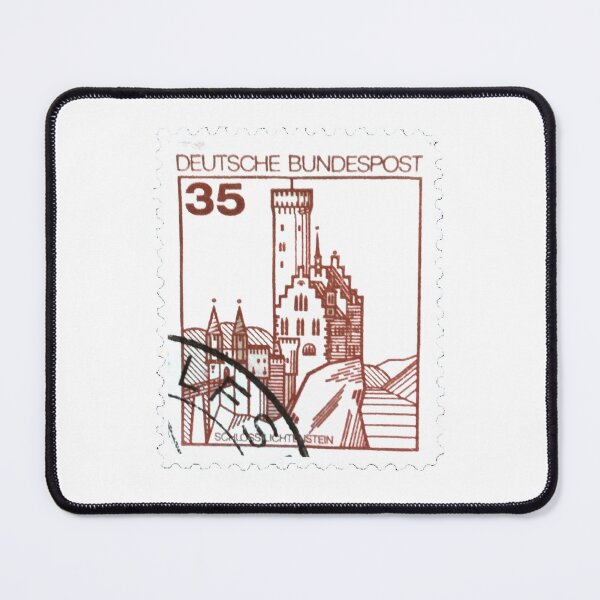 Item preview, Vintage Deutsche Brown Tower Postage Stamp designed and sold by red-amber65.