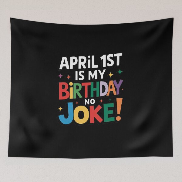 Item preview, April Fool's Day Birthday Born on April 1st Fools Day Pranks designed and sold by yvonnickStore.