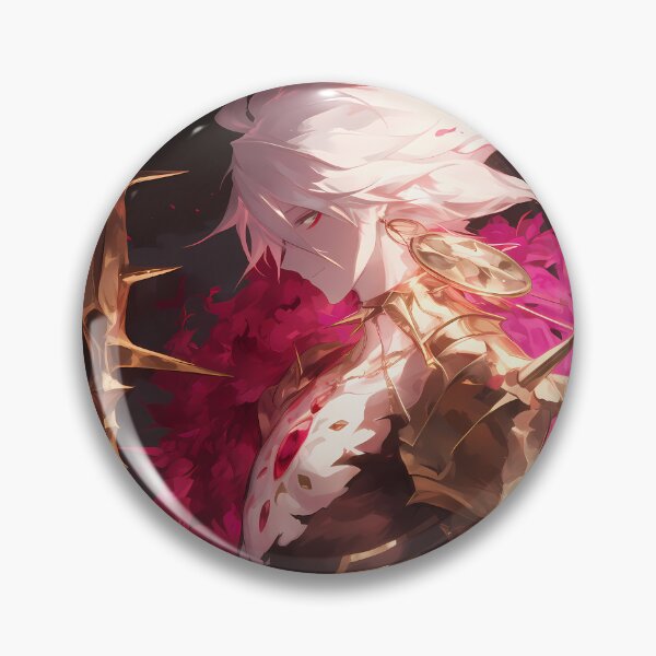Item preview, Karna Red Lancer Fate Grand Order Anime Warrior with Fiery Aura designed and sold by TorbenKuhano.