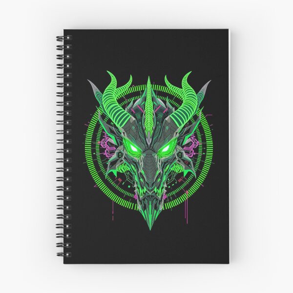 Item preview, Cyberpunk Dragon | Synthwave Dragonlord Neon Vector designed and sold by ColorSplash123.