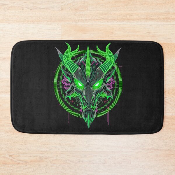 Item preview, Cyberpunk Dragon | Synthwave Dragonlord Neon Vector designed and sold by ColorSplash123.
