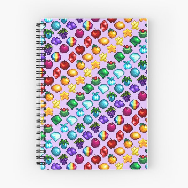 Item preview, Un arcoíris de frutas y gemas - Stardew Valley designed and sold by Cthulhu loves crafts.