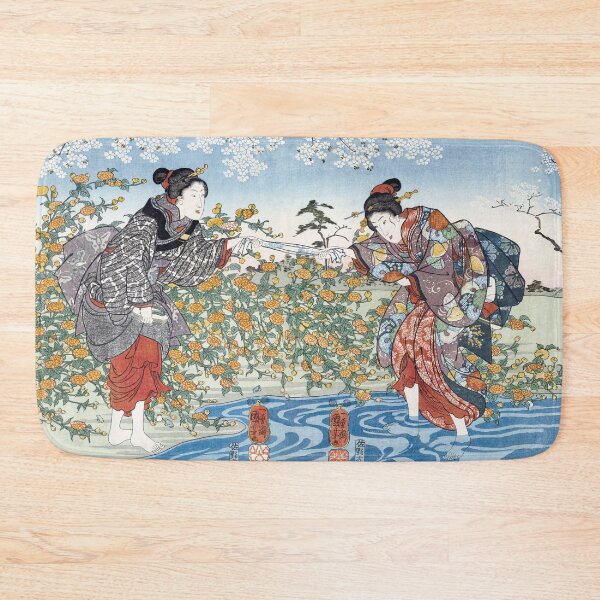 Item preview, Women by Ide Tama River (1847) Utagawa Kuniyoshi designed and sold by leafsquare.