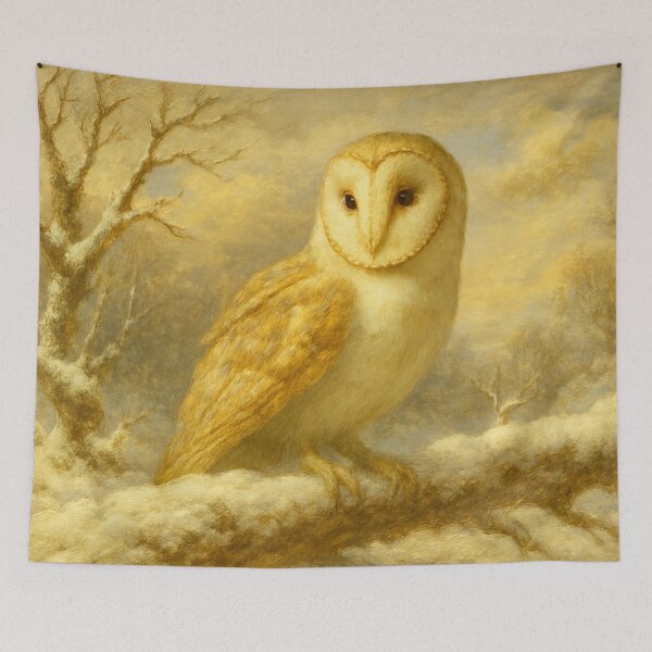 Item preview, Owl in golden winter light designed and sold by Sigtrix.