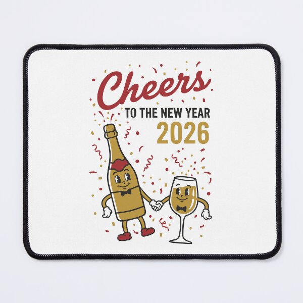 Item preview, Cheers To The New Year 2026 Party Fireworks Theme designed and sold by LuminOrb.