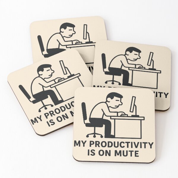 Item preview, Productivity Humor Quiet Quitting Gift Design designed and sold by goodcrystals.