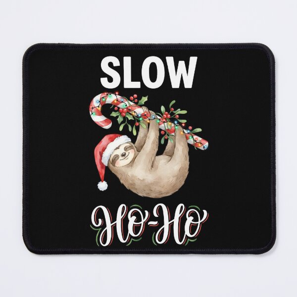 Item preview, Slow Ho Ho Funny Sloth Christmas designed and sold by thebest-2studio.
