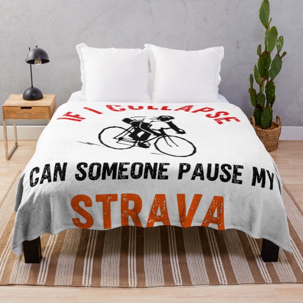 Item preview, If I Collapse Can Someone Pause My Strava – Funny Cycling Joke – Cyclist Humor Gift for Road Cyclists, MTB Riders & Strava Addicts – Bike Training Quote designed and sold by BMLprint ⭐⭐⭐⭐⭐.