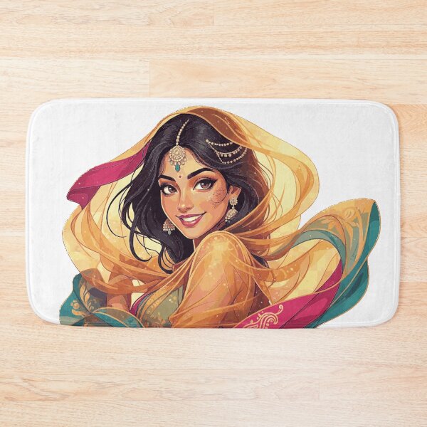 Item preview, Golden Saree Princess designed and sold by MartinxMarie.