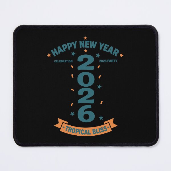 Item preview, Happy New Year 2026 Tropical Bliss Celebration designed and sold by LuminOrb.